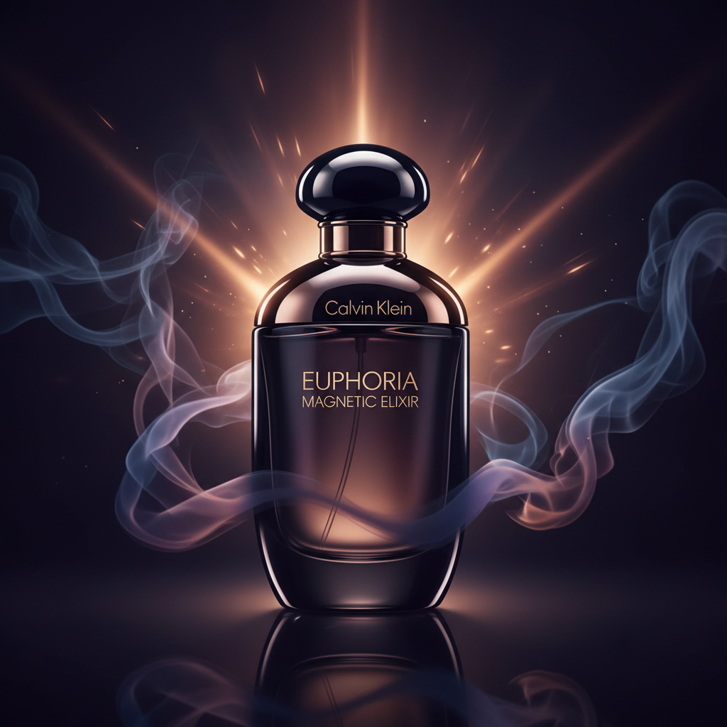 Flacon sombre et élégant de Calvin Klein Euphoria Magnetic Elixir