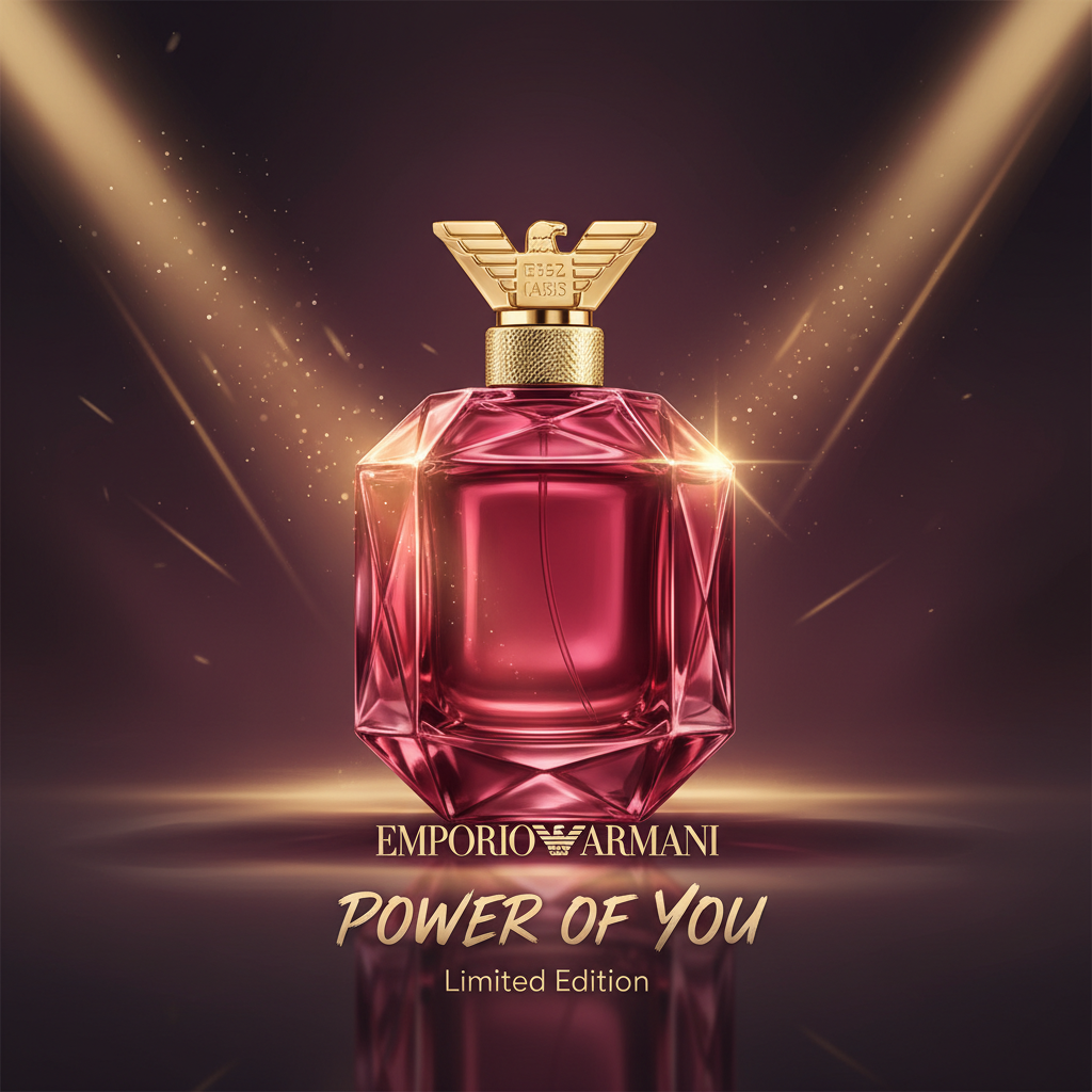 Emporio Armani Power of You ruby-toned jewel bottle