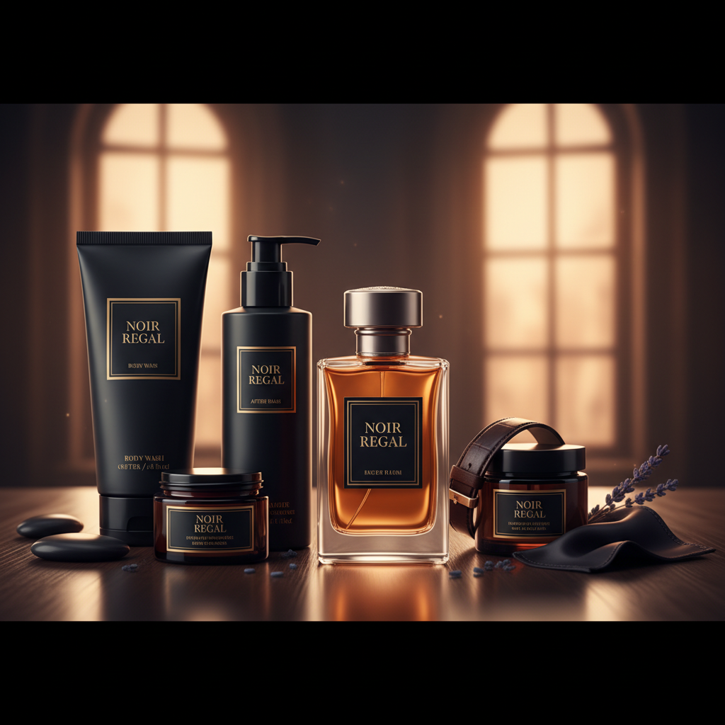 Een luxe cadeau set met herenparfum en verzorgingsproducten